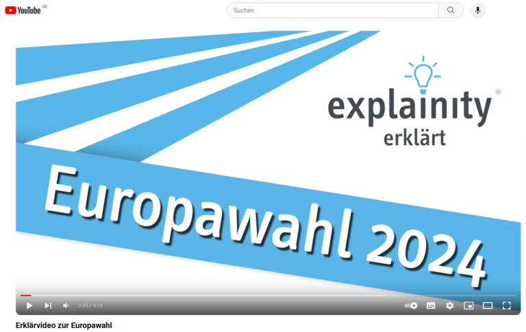 Weiterleitung an ein Erklärvideo zur Europawahl